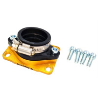 Falange carburador MINARELLI AM5 AM6 / DERBI EURO 2 / EURO 3 / EURO 4 / CASAL 6 / PUCH CONDOR 34 mm / 35 mm / DOURADO - METRAKIT